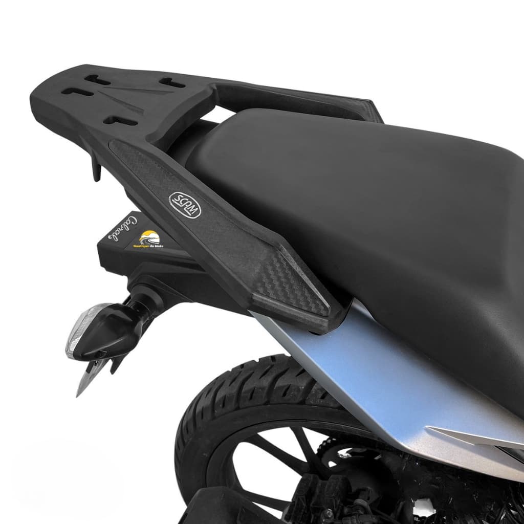 Suporte De Bau Cg 160 Scam Fiberforce Bagagiero Honda Cg-160 Titan Fan Start 2025+