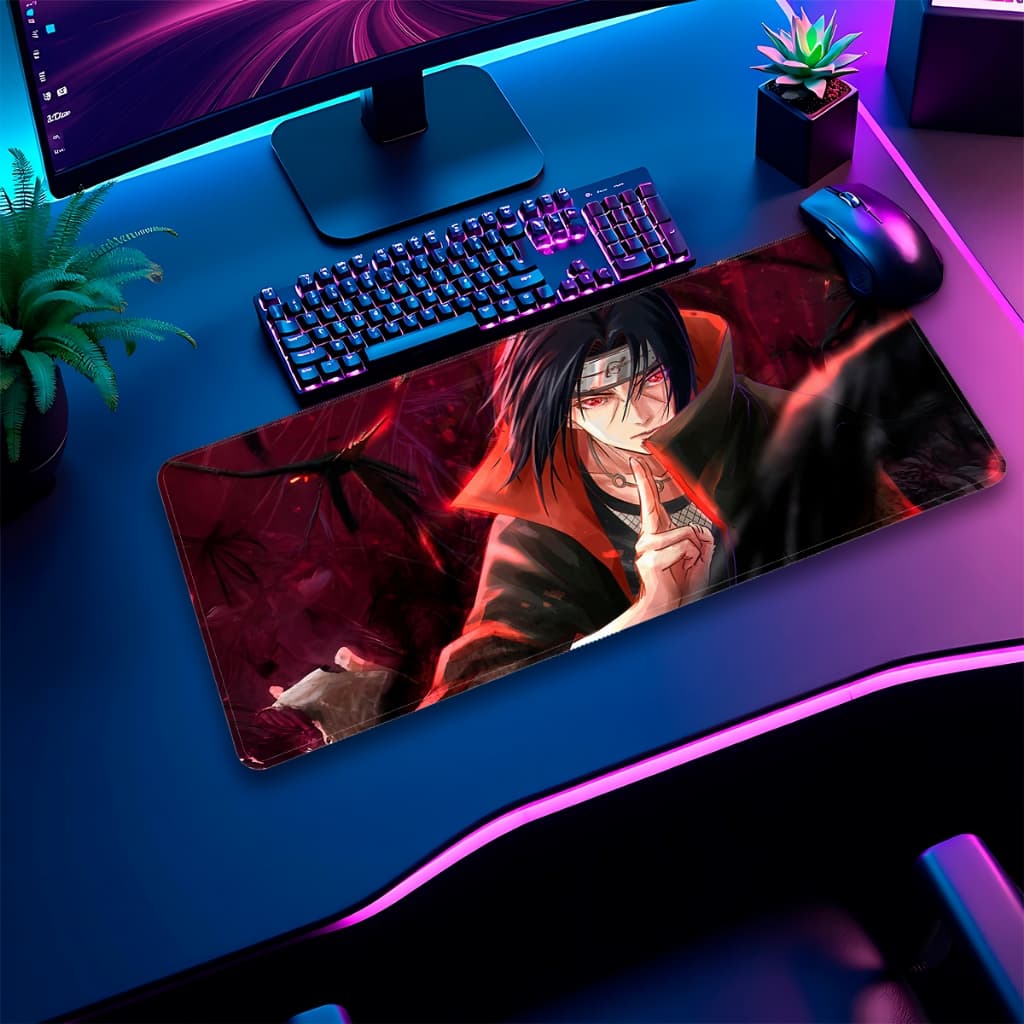 Mouse Pad Gamer Precisão de Elite Para Cada Movimento Com Varias Cores e Tamanhos Tema Anime e Samuray