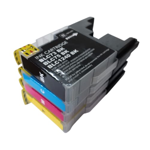 Kit 4 Cartuchos de Tinta Compatível LC75 79 CYMBK para MFC-J430W MFC-J6910DW MFC-J6710DW