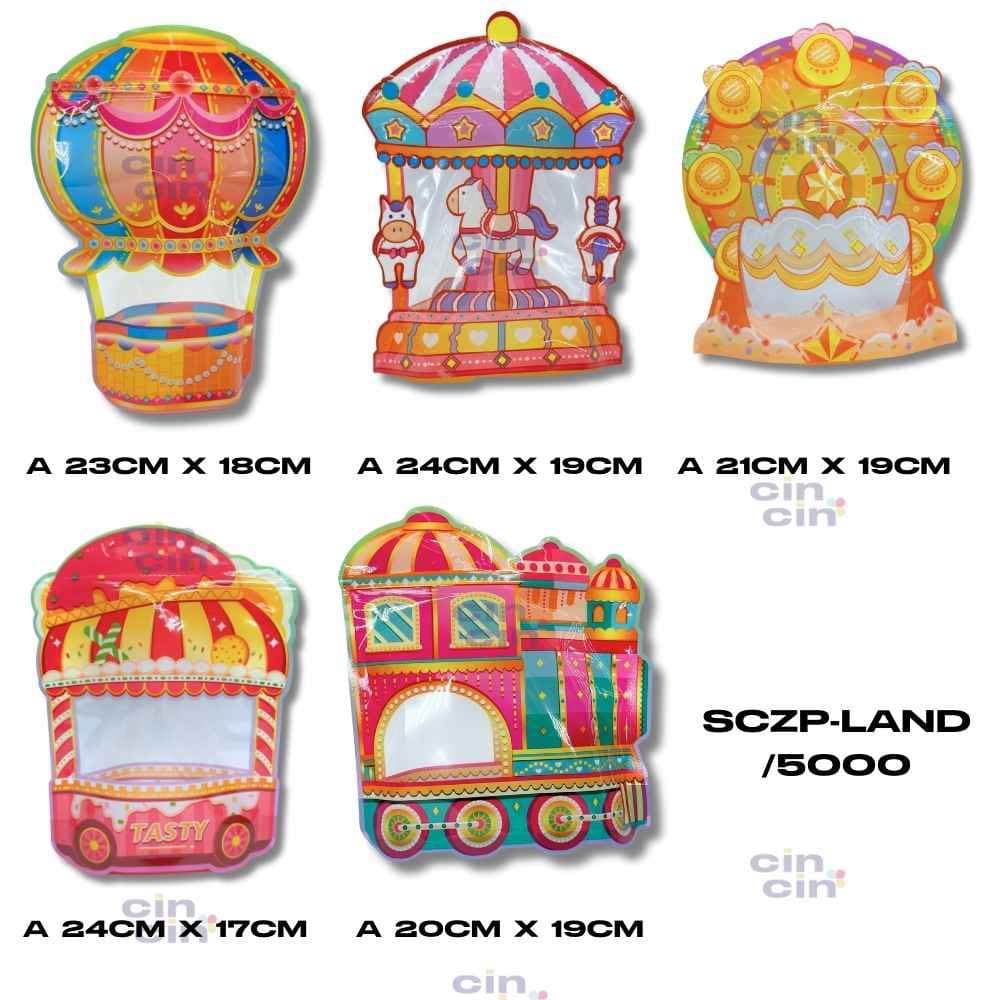 SACO  ZIP LOCK CIRCO 10 UNIDADES MESMA ESTAMPA