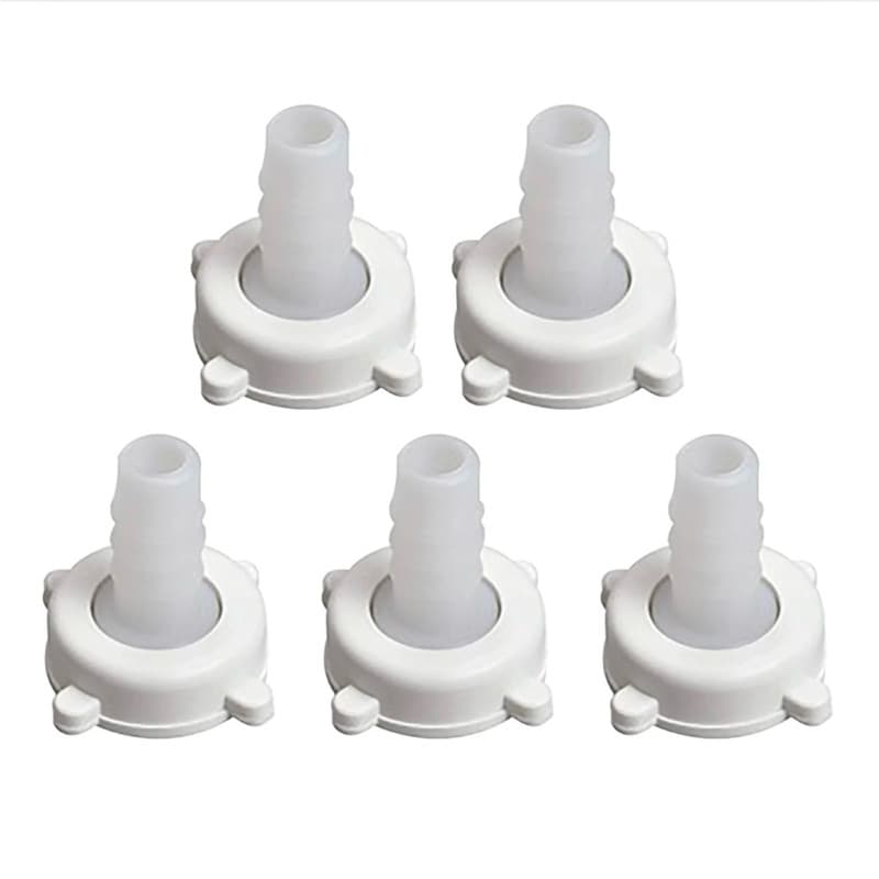 kit 5 Conector Mangueira Torneira 3/4x1/2 Bico União Adaptador Rosca Tanque Jardim Lavadora PVC