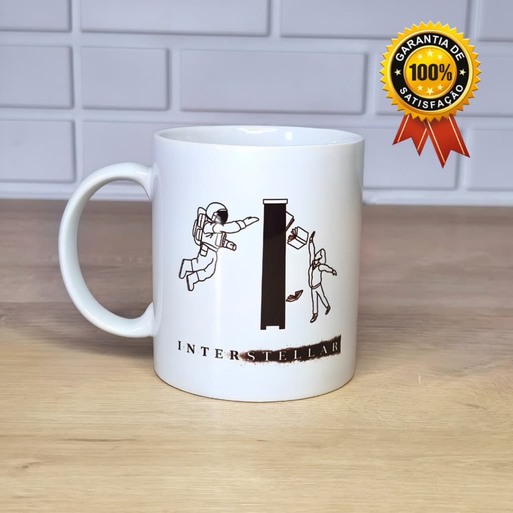 Caneca Personalizada Interestelar STAY - Filmes e séries com nome ou frases