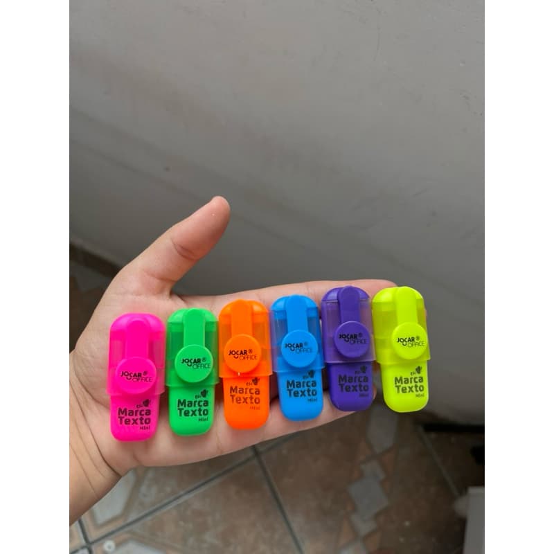 ✨ Kit Marca-Texto Neon | 6 Unidades