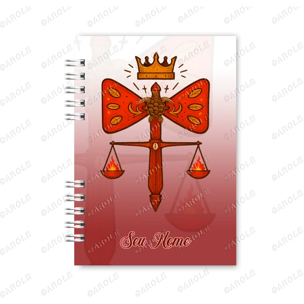 Caderno de Xangô Balança (DIVERSOS TAMANHOS) Umbanda e Candomblé