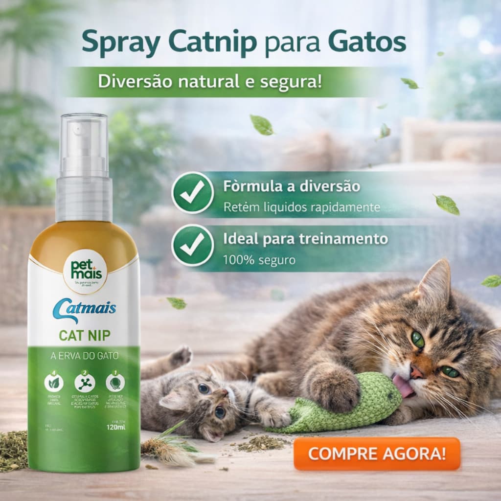 Erva De Gato Catnip Spray 120ml Petmais