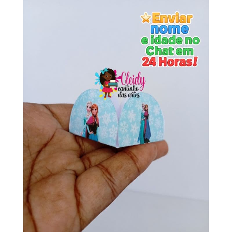 Forminha de Doces Frozen/Forma de Brigadeiro Frozen/Elza e Ana