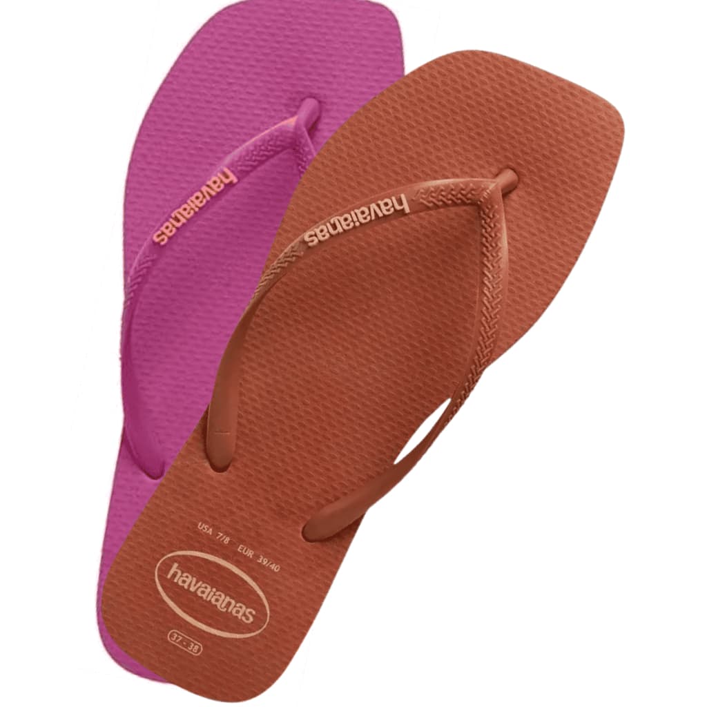 Chinelo Slim Logo Square Pop-up Slim Original