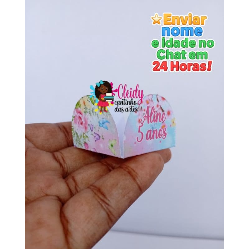 Forminha de Doces Jardim Encantado/Forminha de Brigadeiro Jardim das Borboletas