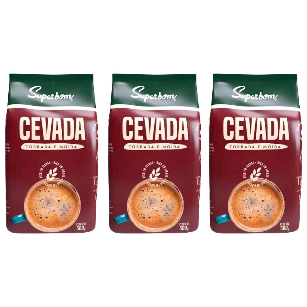 KIT 3X CEVADA SUPERBOM 500G