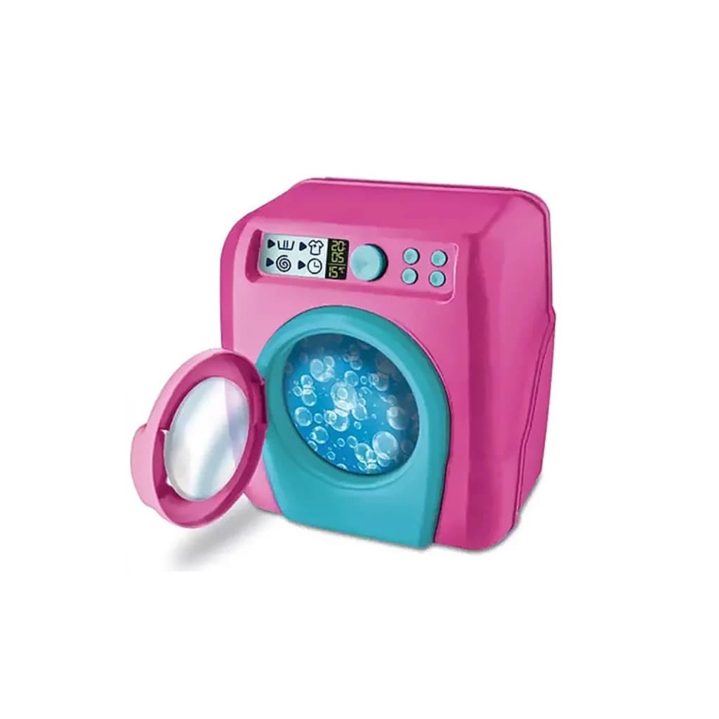 Máquina de Lavar Roupa Brinquedo Faz de Conta Altimar Menina Ou Menina Vintage Lava Roupas