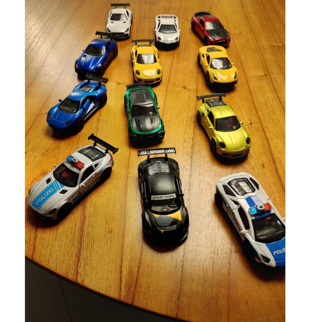 🚓 Miniatura Carro diversos modelos de carrinhos  – Portas Abertas | Modelo Desportivo