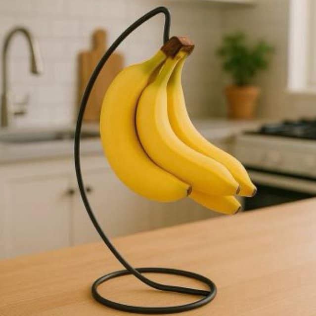 Suporte de Banana Organizador Frutas Aramado Decorativo Mesa Cozinha Moderna Promoção