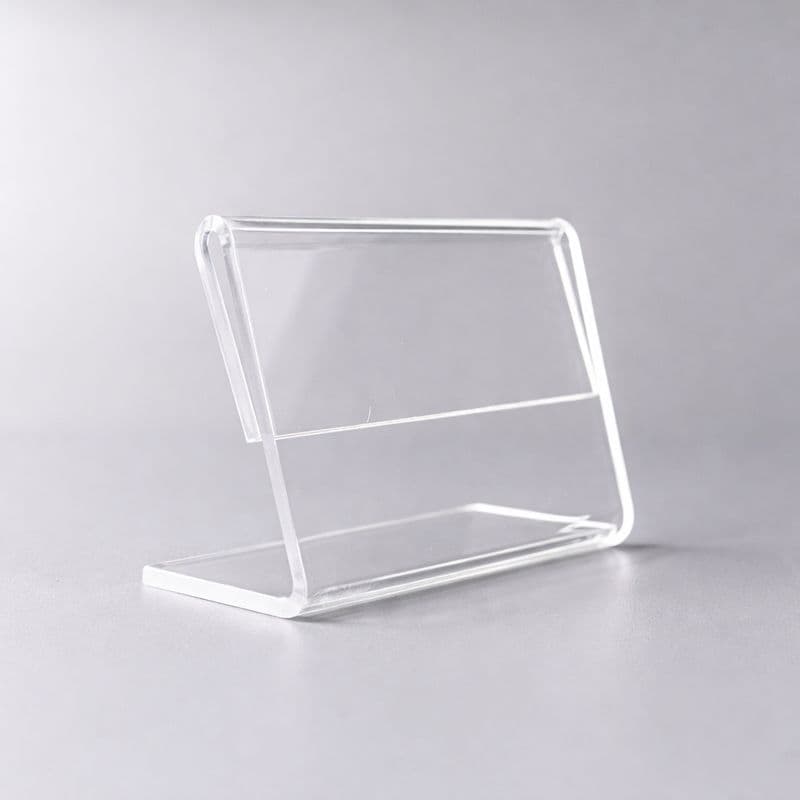 Kit 20 Displays Acrílicos 5x3cm Porta Preço para Buffet e Vitrine