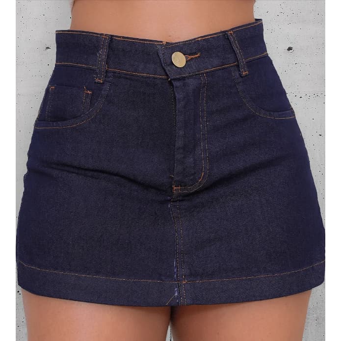 Short Saia Jeans Feminino Premium – Ajuste Perfeito e Muito Conforto