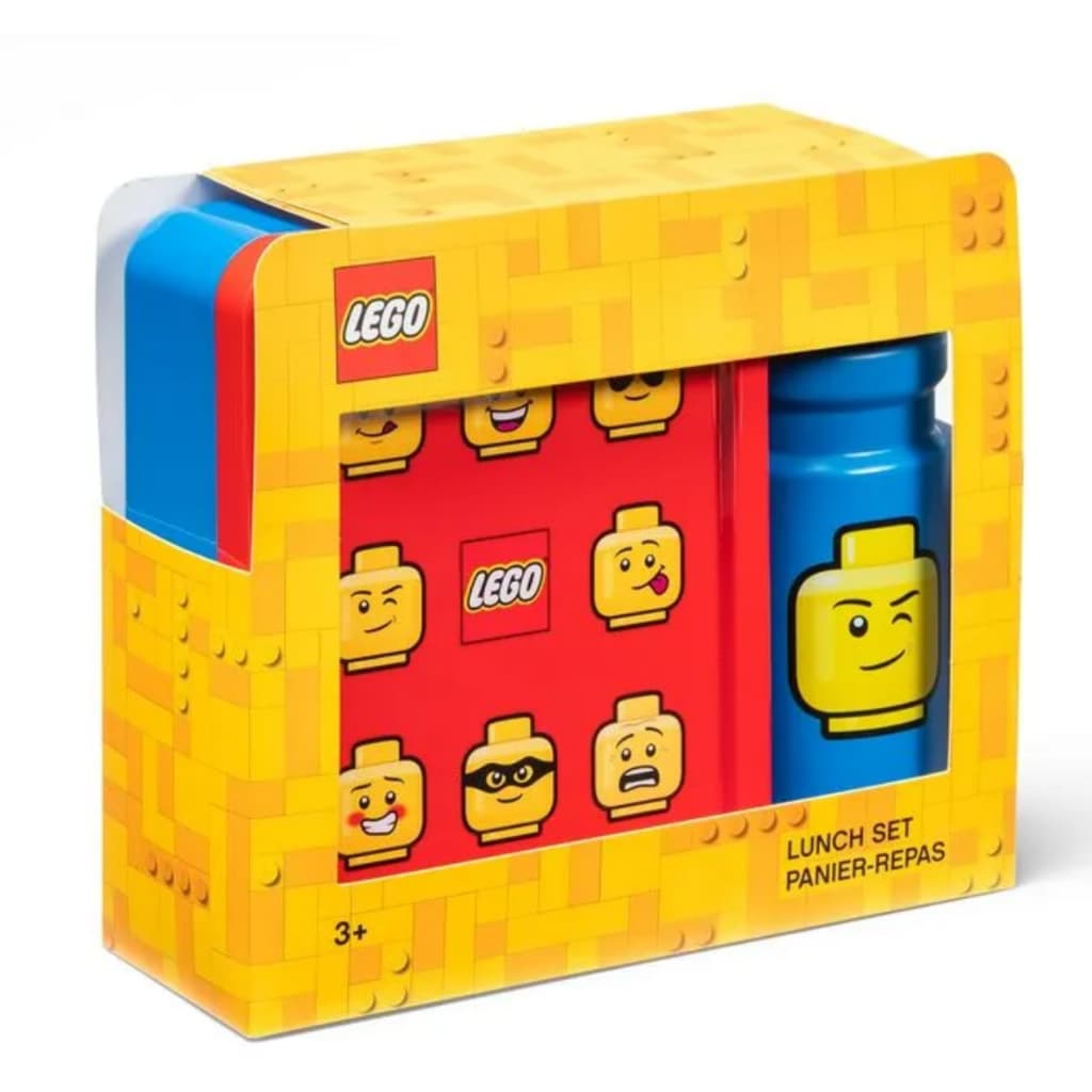 Conjunto Lancheira e Garrafa LEGO 2 Peças – Diversão que acompanha todos os lanches!
