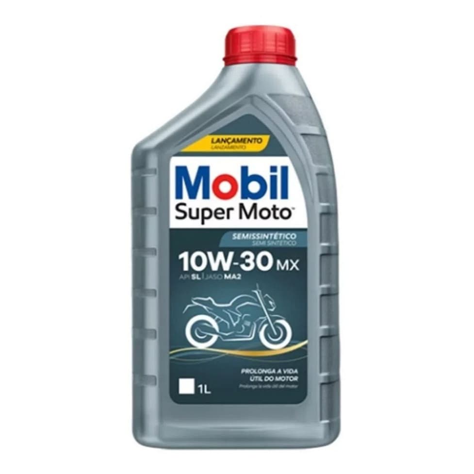 Óleo Mobil Super Moto 10w30 Mx - Óleo Semi Sintético