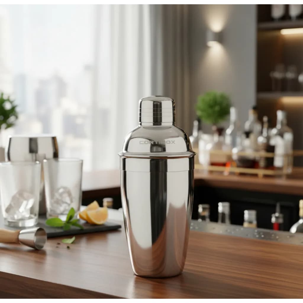 Coqueteleira Inox 500ml Utensílio Para Bar Drinks e Coquetéis Profissional