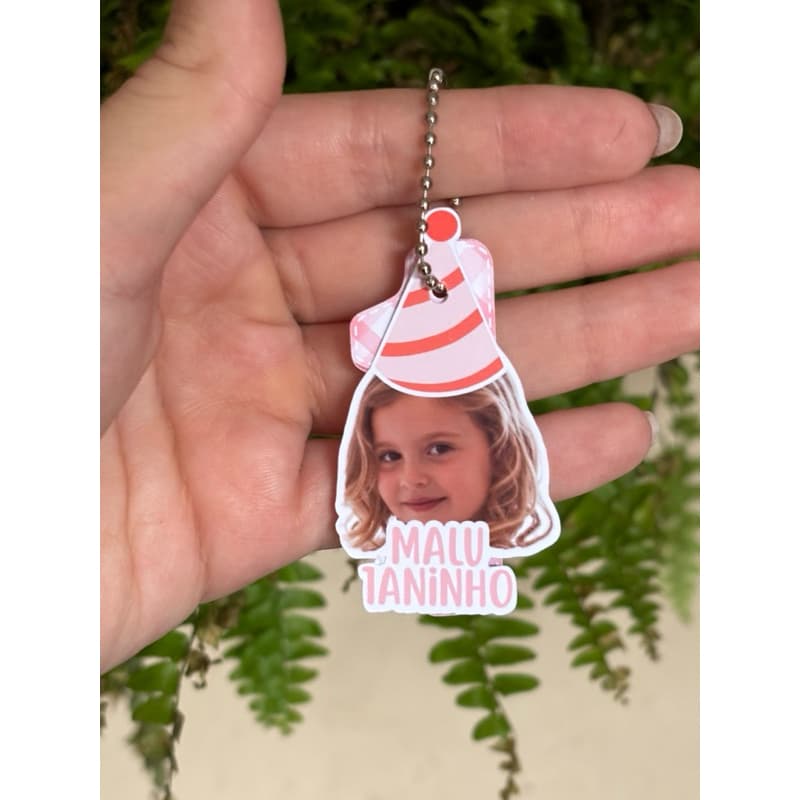 Tag Personalizada Com a Foto do Bebê/Criança | Lembrancinha Infantil