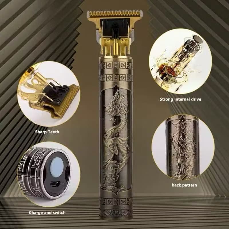 Máquina De Cortar Cabelo e Fazer a Barba Masculina Designer Aleatório Elétrico Profissional