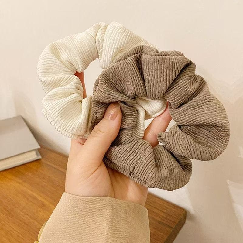 Scrunchie Cetim Gigante Frufru tendência da moda elástico amarrador de cabelo
