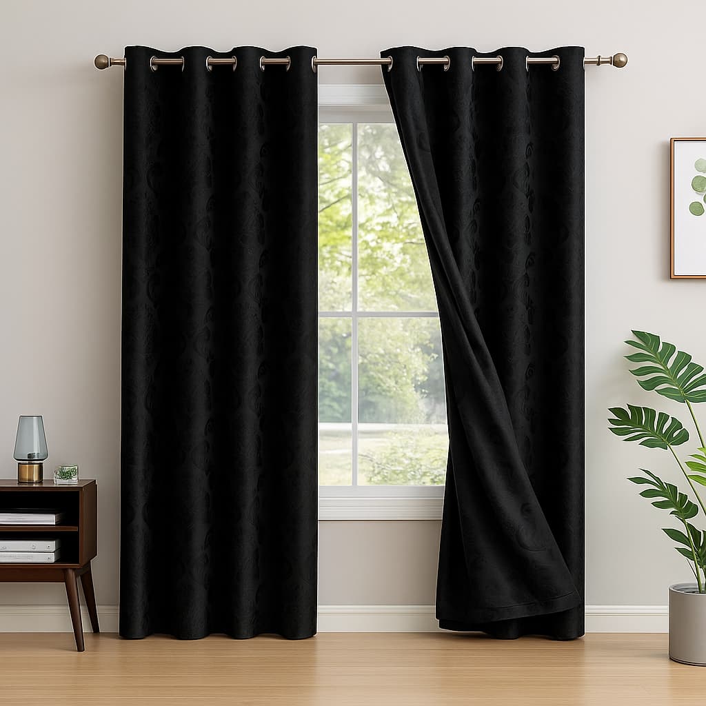 CORTINA JACQUARD SALA E QUARTO PREMIUM 2,80x1,70 E 2,30x2,70