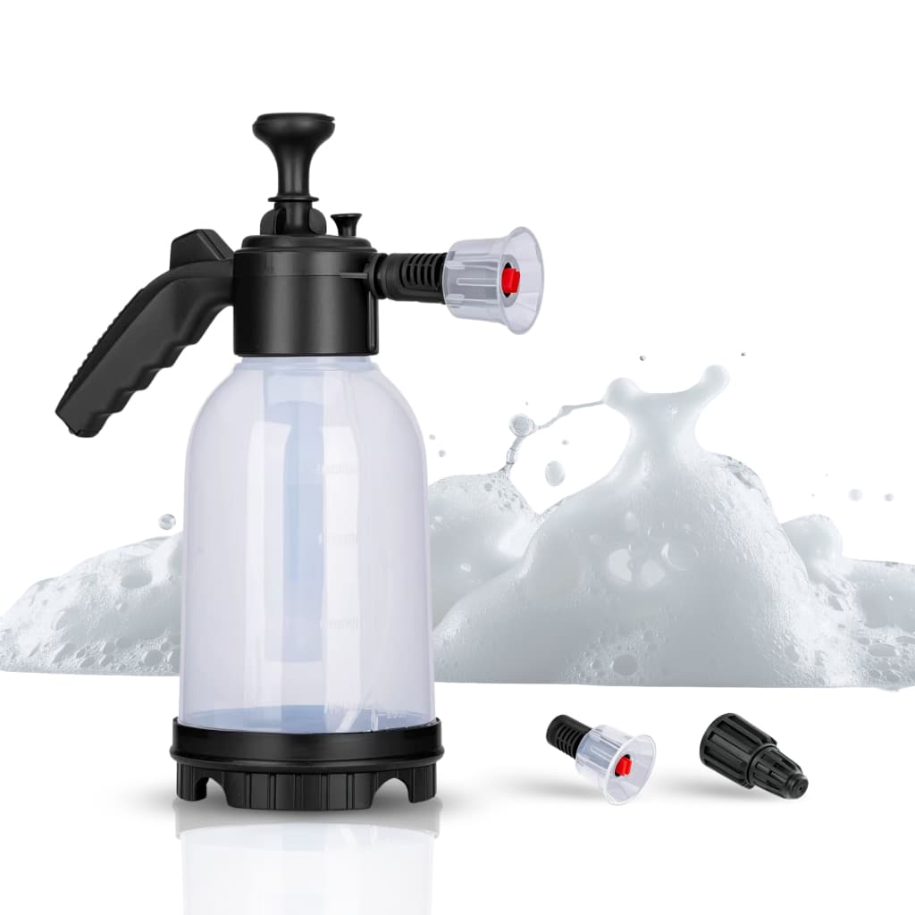 Pulverizador Snow Foam 2L Pressão Manual Gerador espuma 2 em 1 Profissional Estética Automotiva