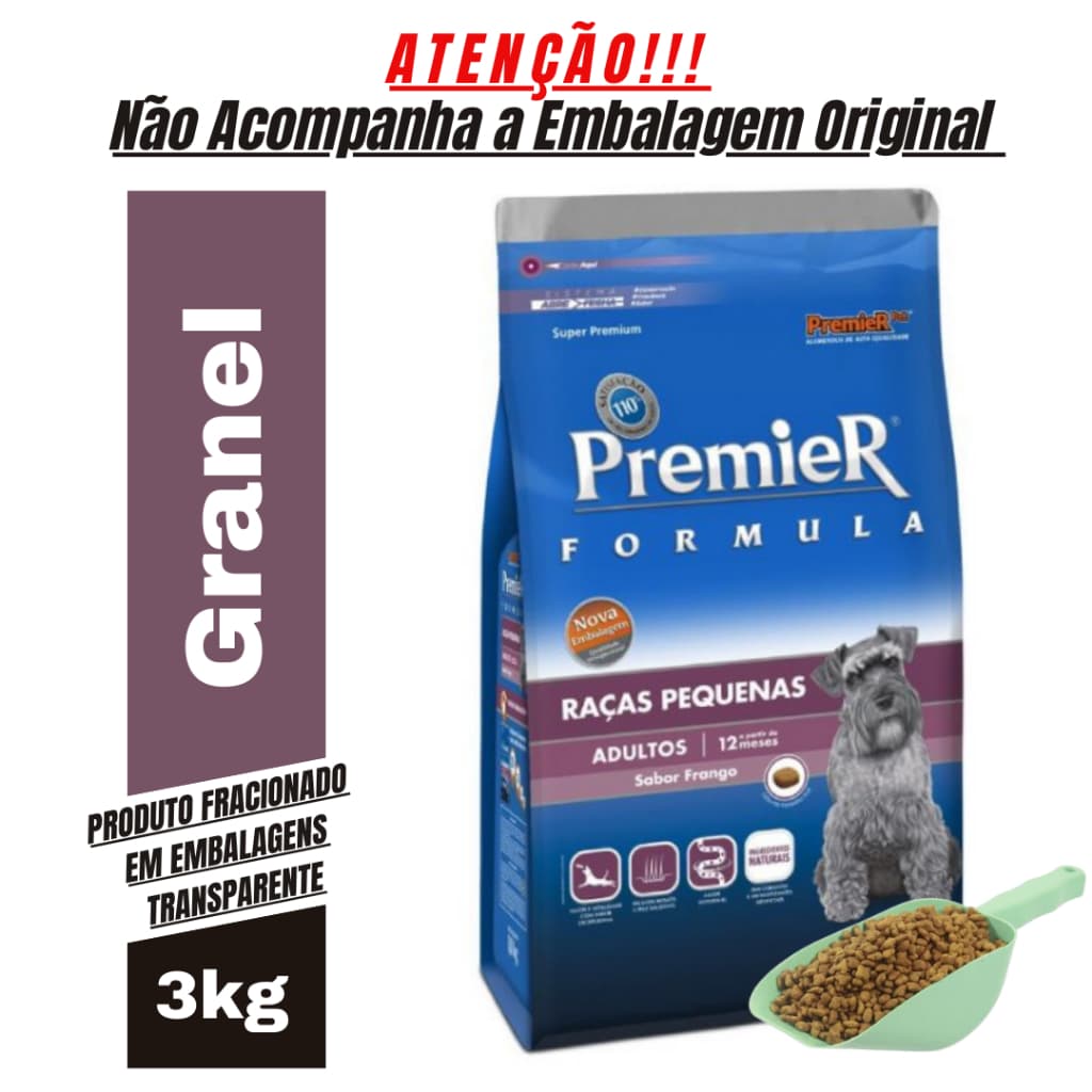 Ração de Cachorro PremieR Pet Formula Cães Adultos Porte Pequeno Frango 3kg