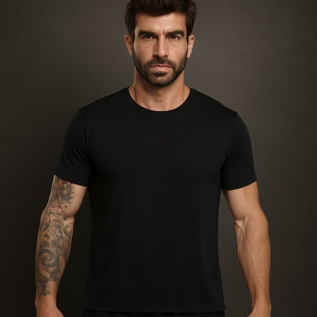 Camiseta Masculina Dry Fit Basica Respiravel Confortavel Treino Academia Esportes Corrida