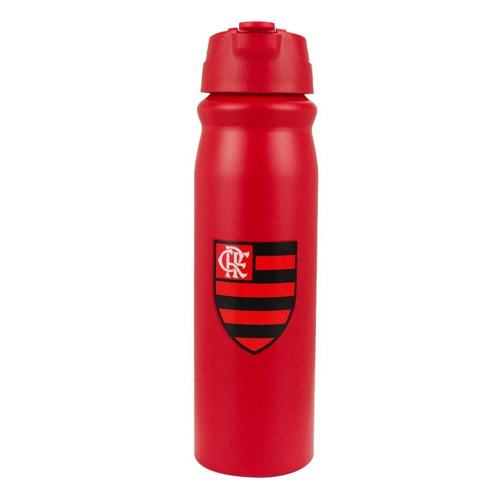Garrafa Alumínio Canudo 650ml - Flamengo