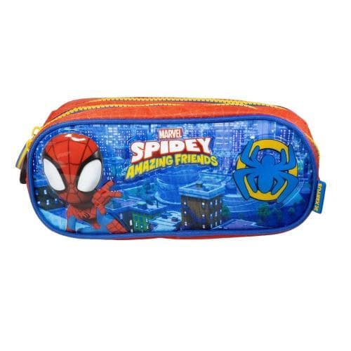 Estojo Duplo Escolar Spidey S-Xeryus Meninos