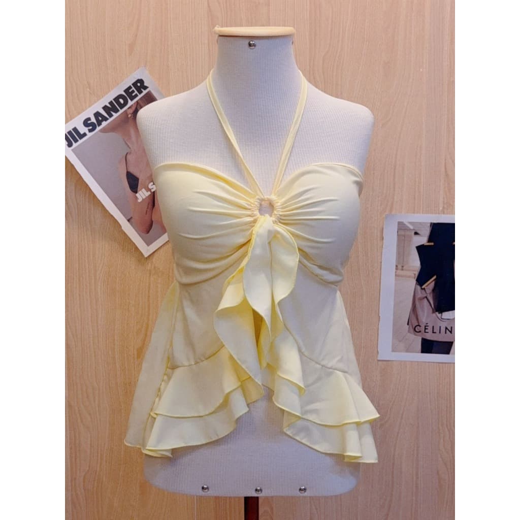 Blusinha Cropped Bata Borboleta Feminina