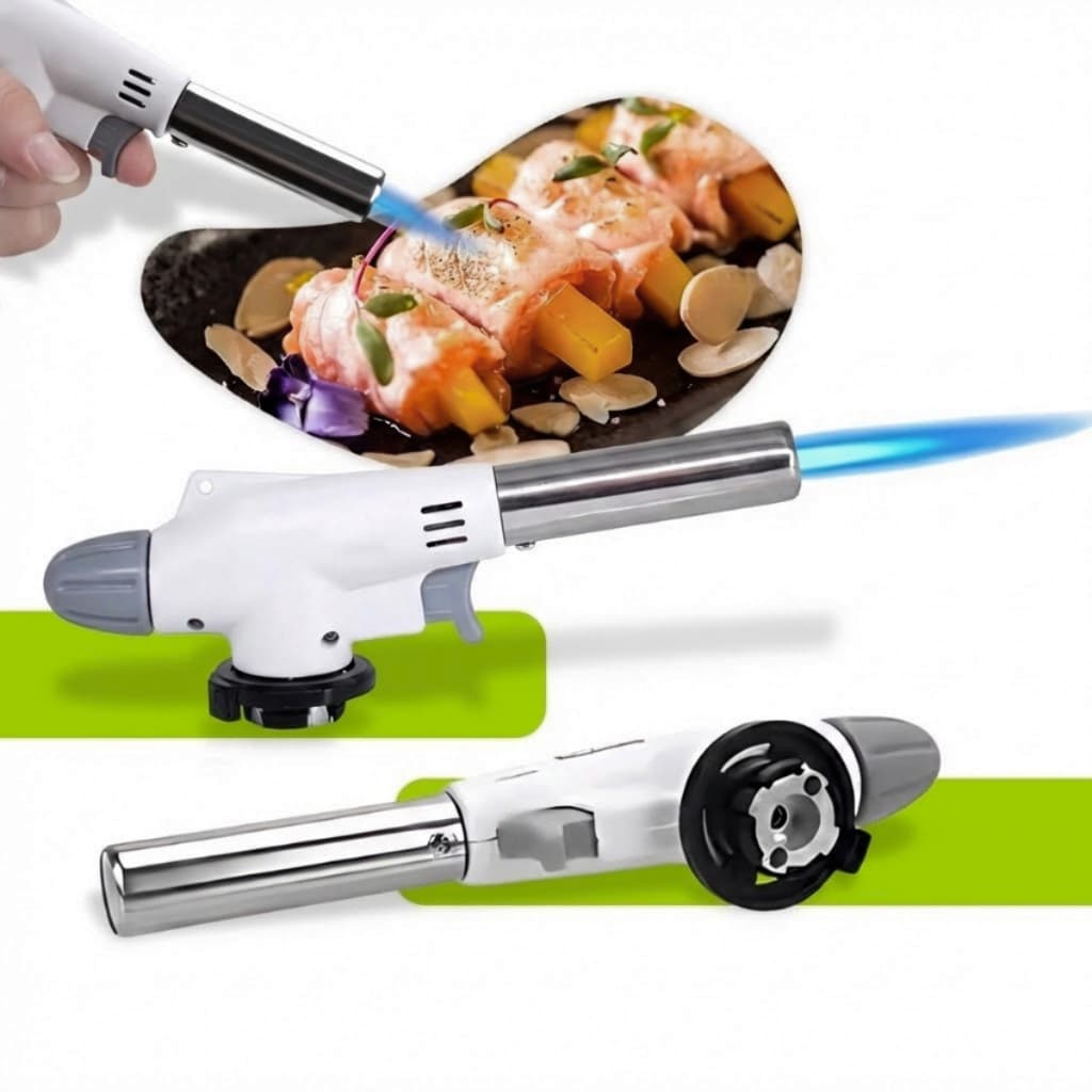 Maçarico Culinário Gourmet Cozinha Profissional Portátil com Regulagem de Chama