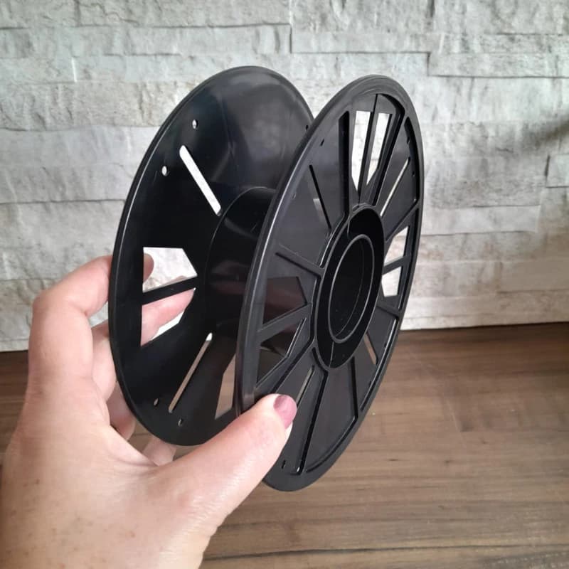 Bobina Plástica Carretel Grande Para Fio Linha Corda Cabo Extensão