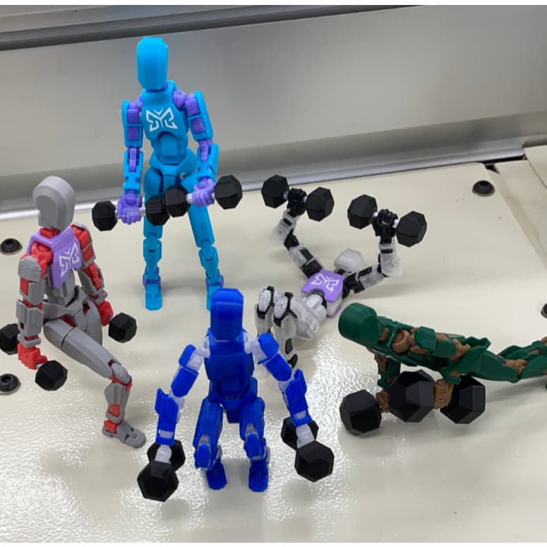 Halteres para Dummy 13 Acessórios Academia Pesos - Impressão 3D