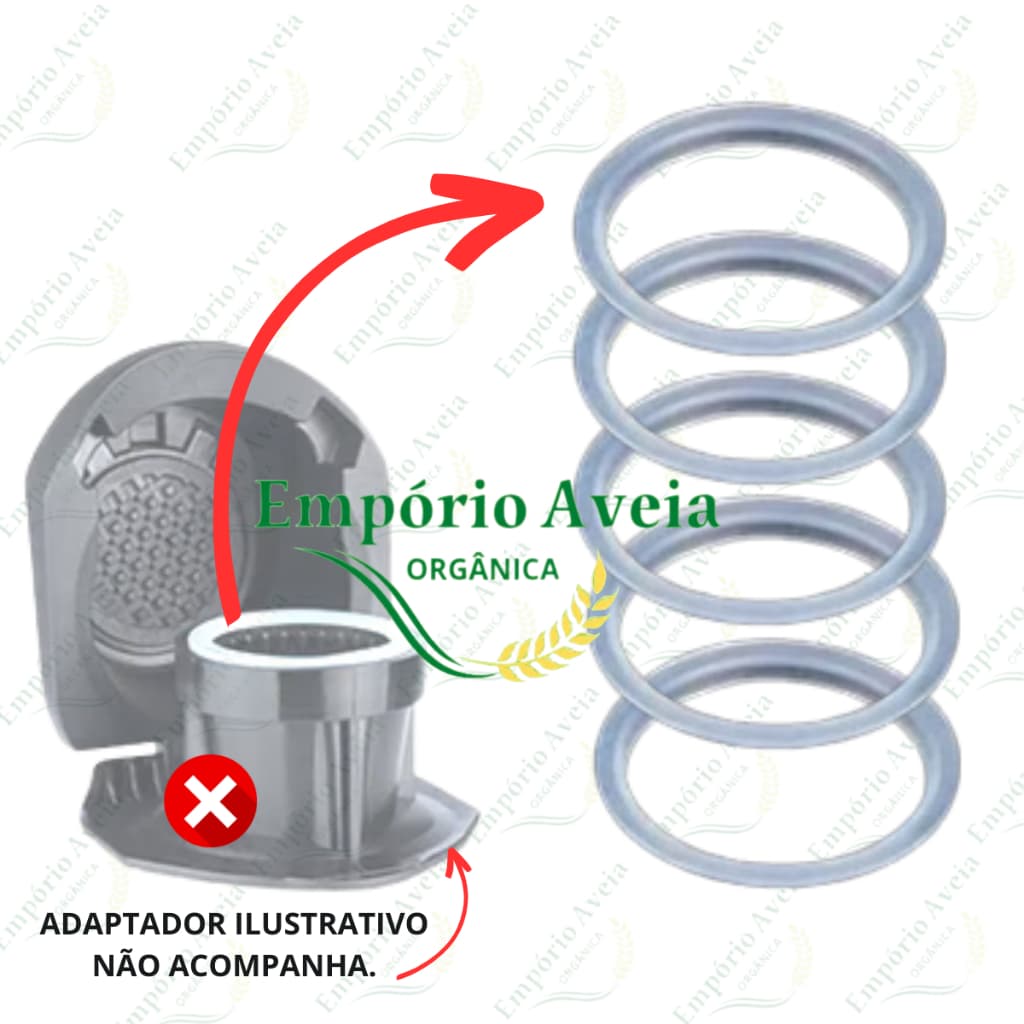 Borracha de Vedação para Adaptador Nespresso Reutilizável para maquina Dolce Gusto Elástico Vedação