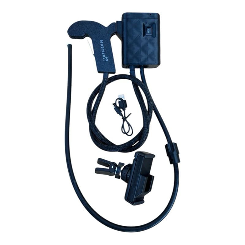 Kit Tereré Elétrico para Garrafa Térmica Jug, Marca Mateiro, Cor Preto, Bateria recarregável