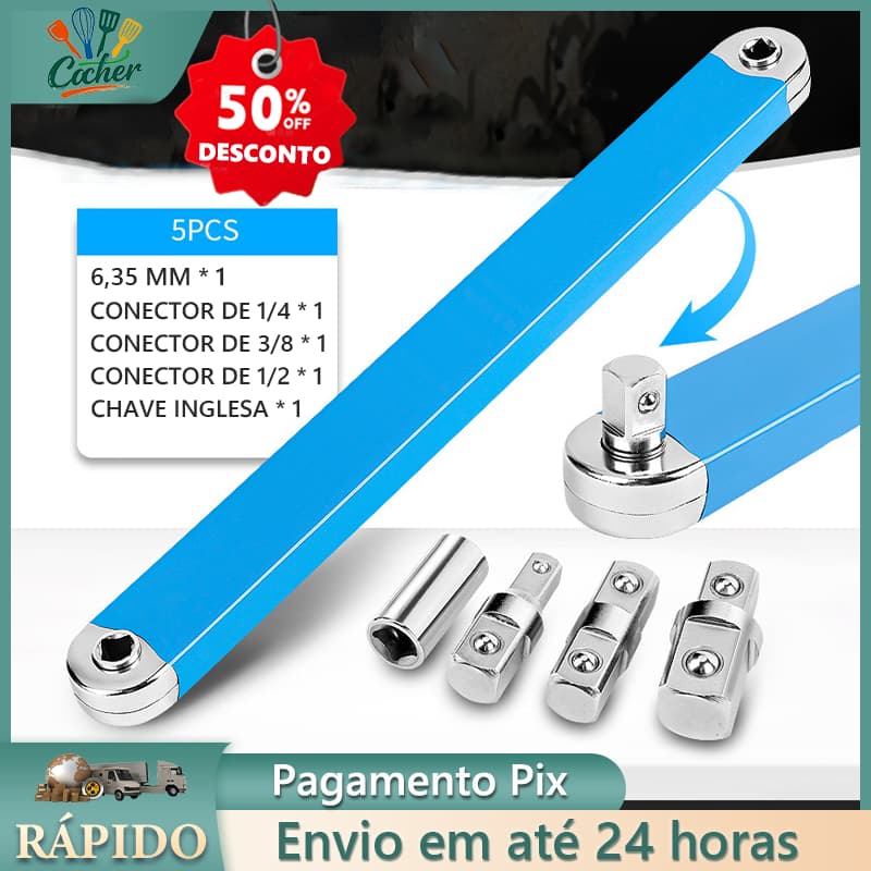 chave de extensão multifuncional chave de extensão de catraca chave de dupla finalidade