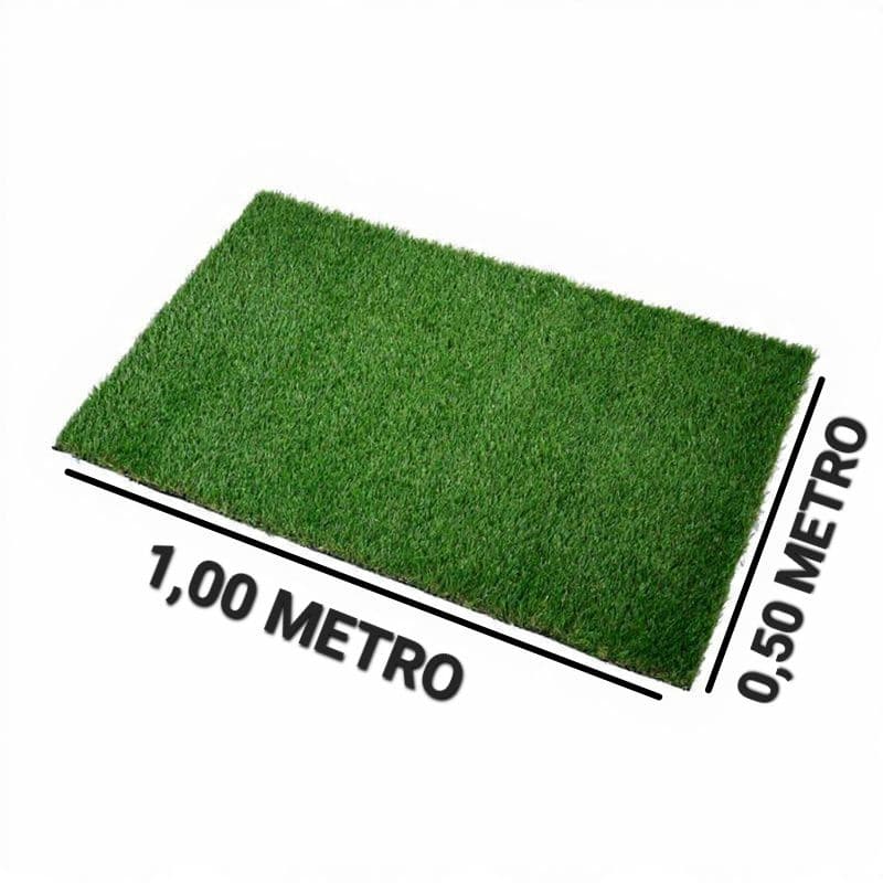 Tapete Grama Sintética 1 metro X 0,50 metro Decoração Sanitário Pet. Grama Sintética 1m X 0,50m