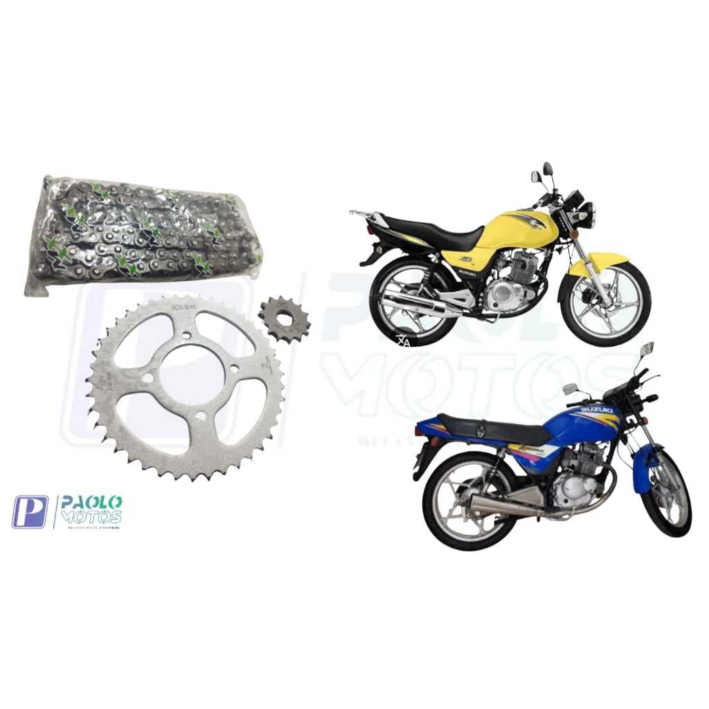 Relação completa Kit Yes  Katana  43X14X428H  Aço 1045 Marca: MAX