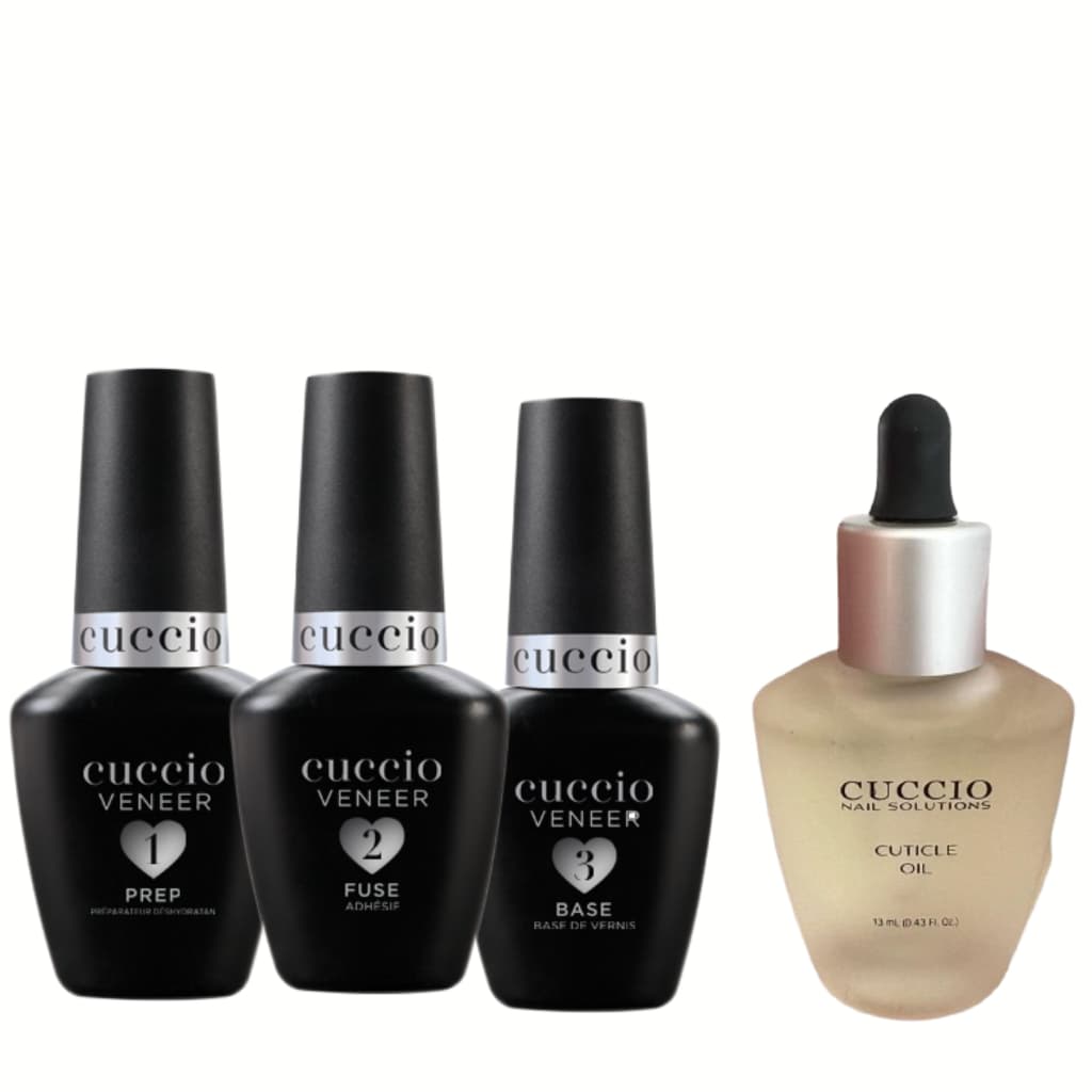 Kit Passo 1 + 2 + 3 + Óleo de Cutícula 13ml - Cuccio