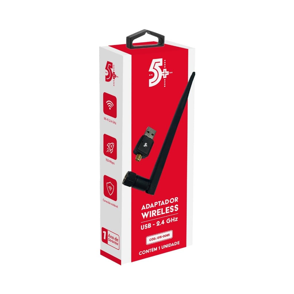 Adaptador USB sem fio 2.4Ghz Interface USB 2.0 015-0065