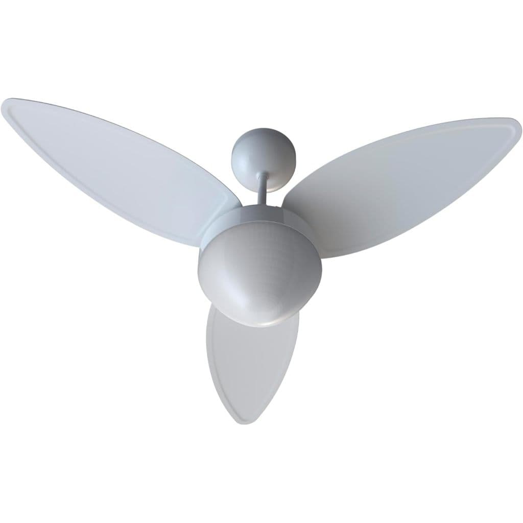 Ventilador Teto Aires Branco 3 Pás Controle Remoto Luminária Silencioso Inverter Ventisol Bivolt
