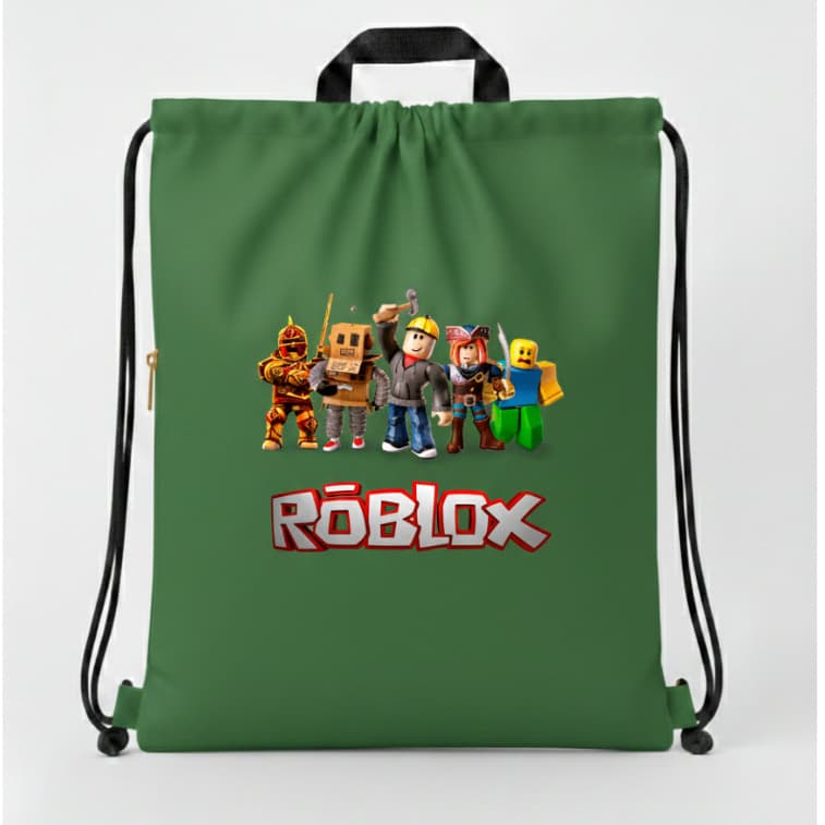 Mochila Saco Temática  - Reforçada com Bolso Lateral com Zíper