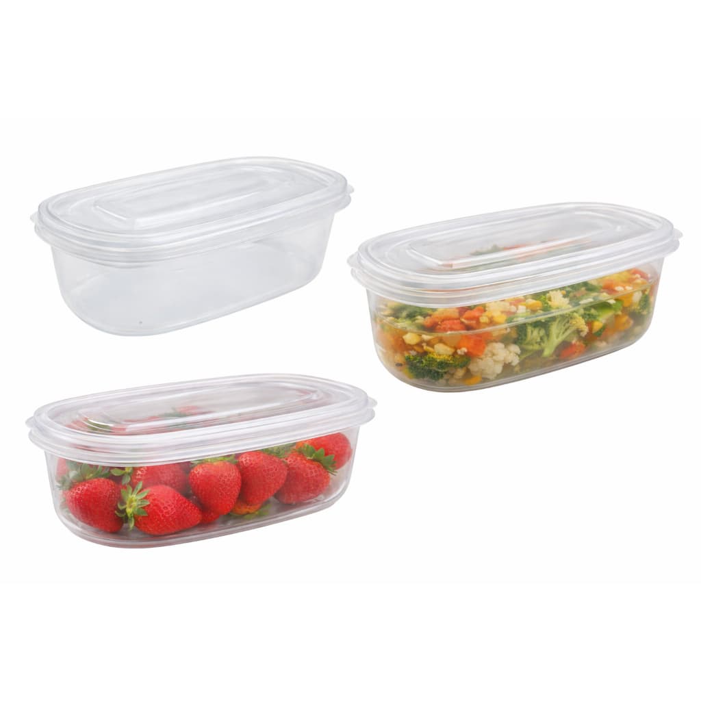 Pote Plástico Hermético Oval 1,5L Alaska | Micro-ondas Freezer Lava-louças