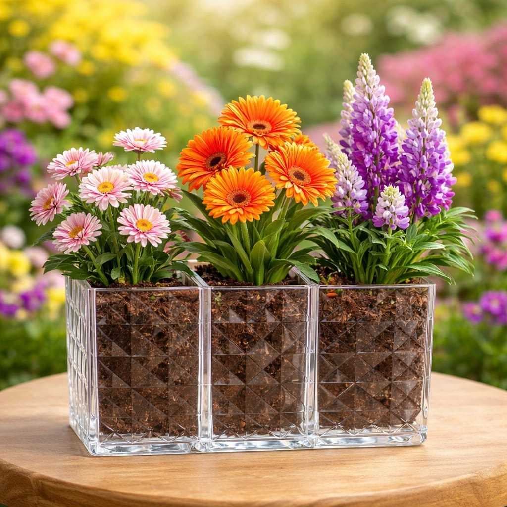 🌸 Vaso Acrílico Decorativo – Elegância que transforma qualquer ambiente 🌸