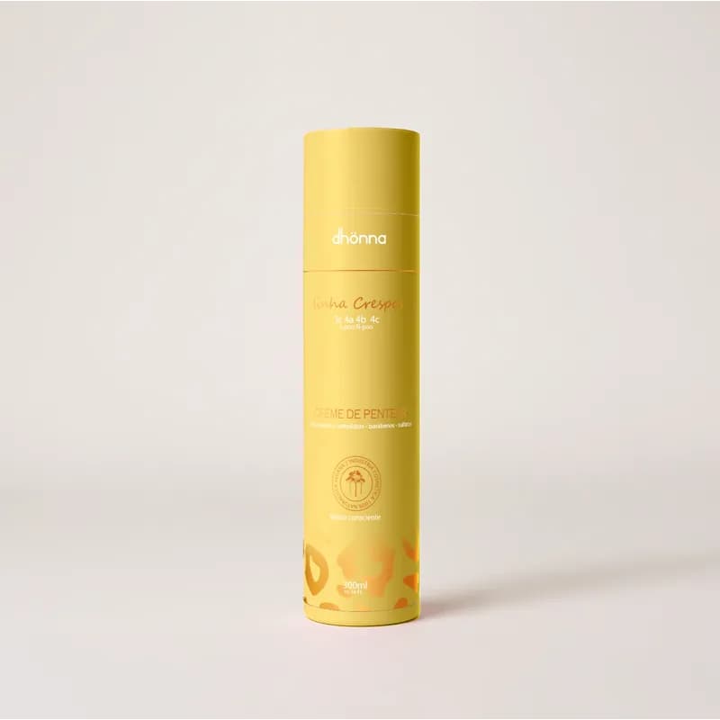 CREME DE PENTEAR CRESPOS L-POO N-POO USO DIÁRIO 300ML - DHONNA