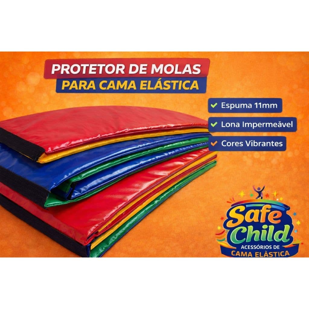 Protetor de Molas 3,05 Para Cama Elástica Pula Pula Trampolim