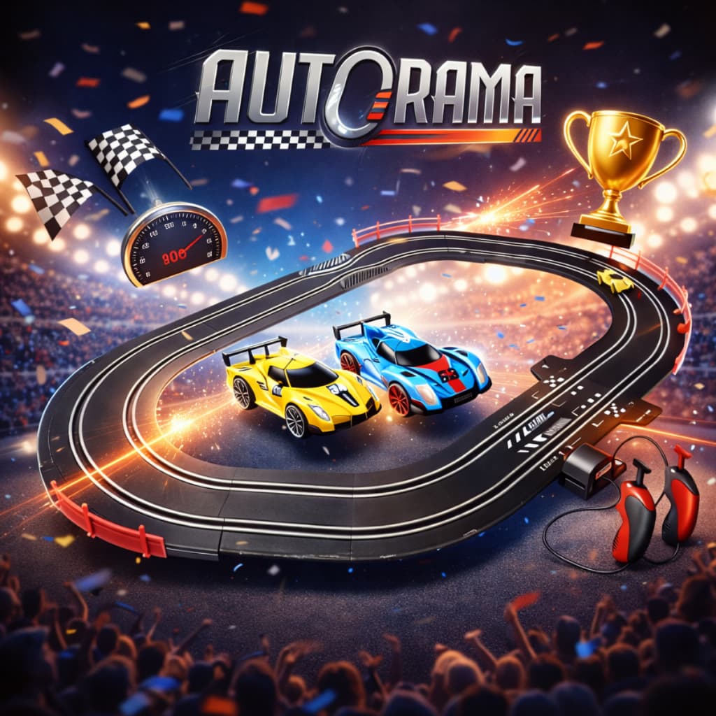 Pista Autorama Elétrica 3 Circuitos Turbo Corrida Carros