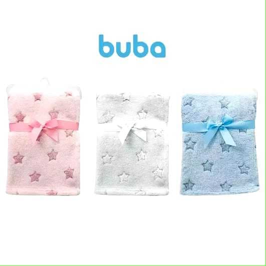 Mantinha Estrelinha Buba Manta Bebê Fofinha Macia