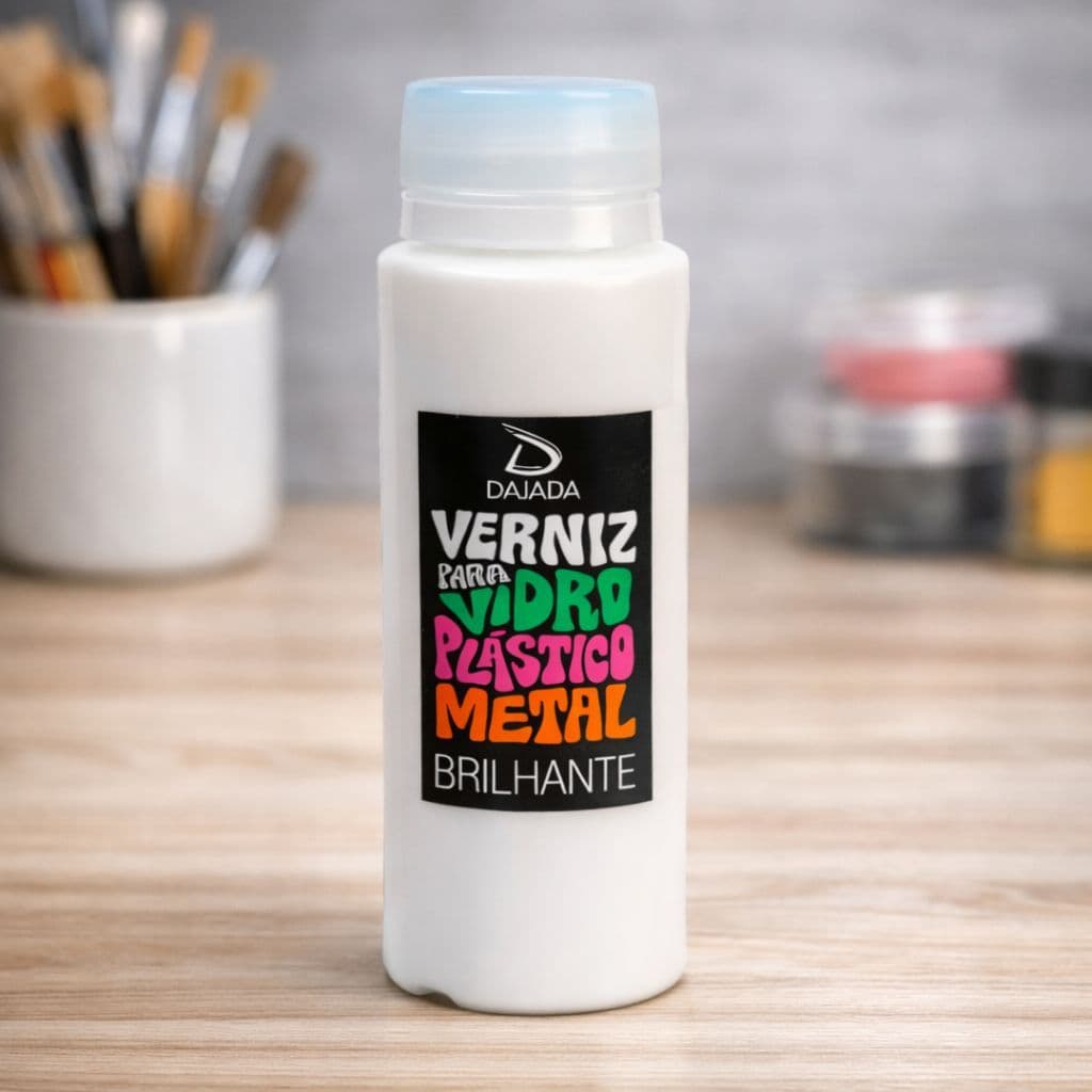 Verniz Vitral Para Vidro, Plastico E Metal 110 Ml Daiara/talento - Acabamento Brilhante